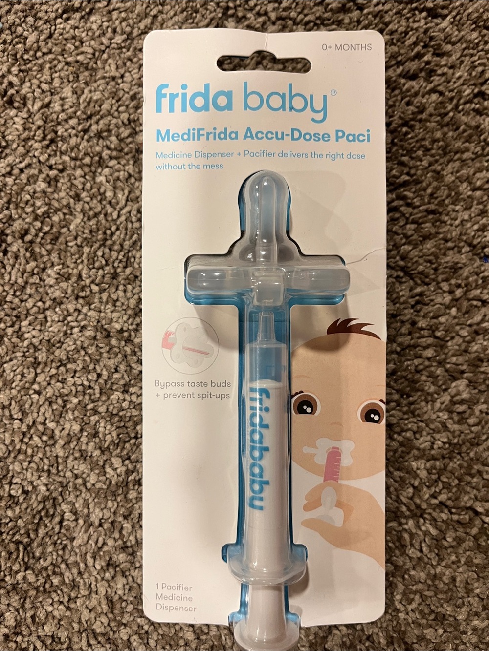 frida baby MediFrida Accu-Dose Paci Medicine Dispenser - Blue